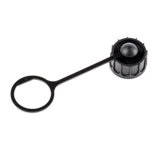 RS PRO Protective IP67 Rated Plastic Dust Cover for USB Connector Black 125-7928