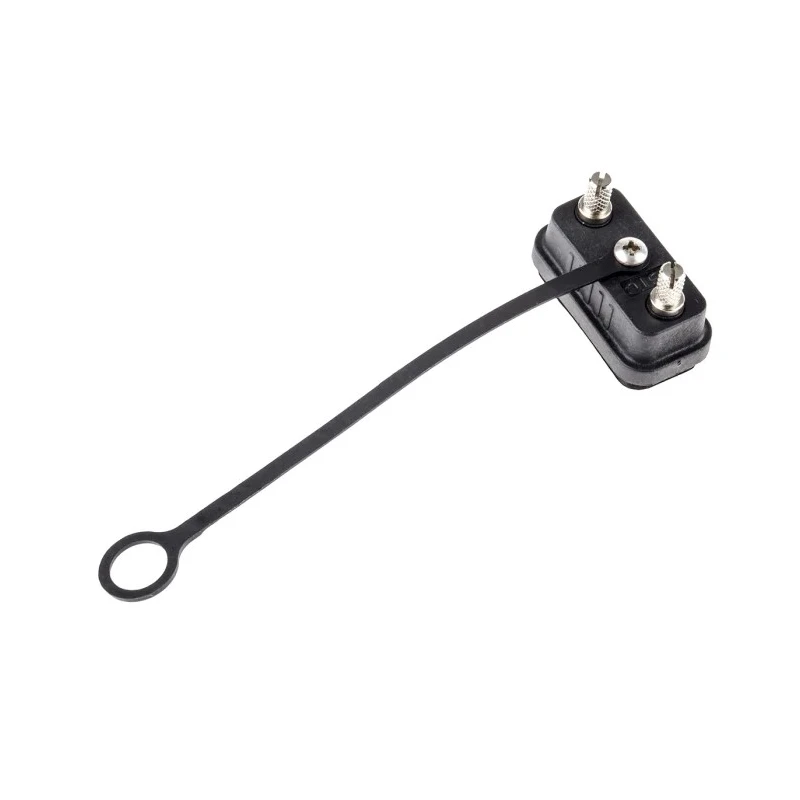 RS PRO Dust Cap For Use With 9-Contact Male D-Sub Connector, IP67 Rated, ABS Material 125-7927