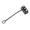 RS PRO Dust Cap For Use With 9-Contact Male D-Sub Connector, IP67 Rated, ABS Material 125-7927