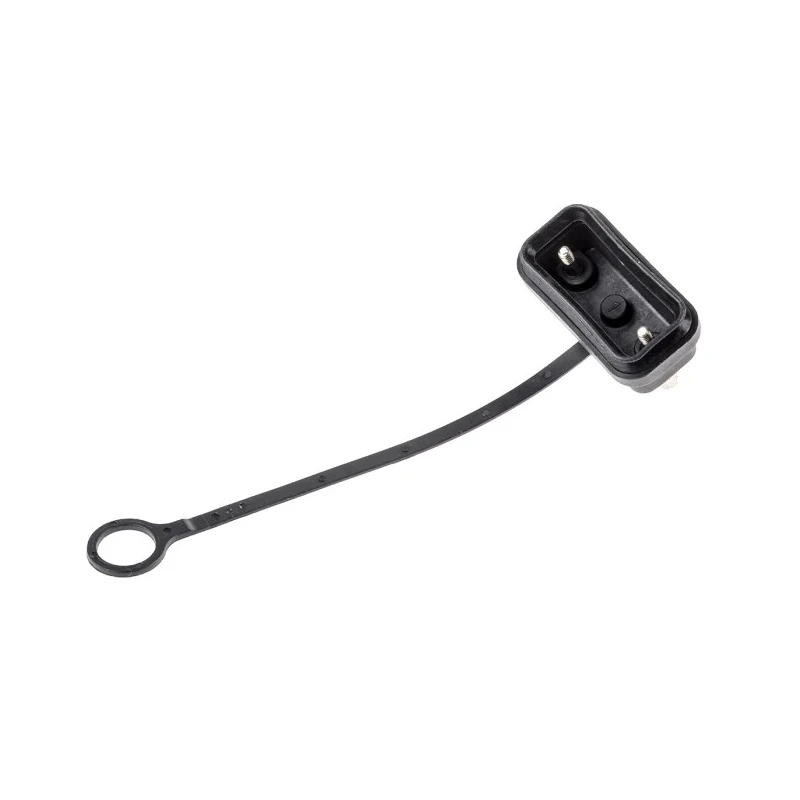 RS PRO Dust Cap For Use With 9-Contact Male D-Sub Connector, IP67 Rated, ABS Material 125-7927
