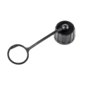 RS PRO Corded Dust Cap for use with RJ45 Connectors Black Thermoplastic RS PRO 125-7926