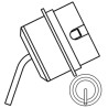 Weller 1.7 mm Cartridge Tip for use with HAP 2 & HAP 3 Hot Air Iron, HAP 3000 T0058736882N