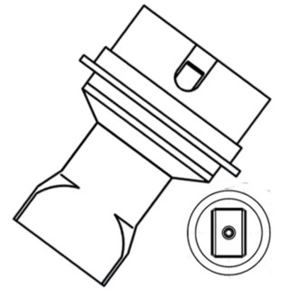 Weller Hot Air Nozzle Cartridge Tip 19 x 12 mm for Use with HAP 200 & HAP 3 Hot Air Iron, HAP 3000 T0058736841N