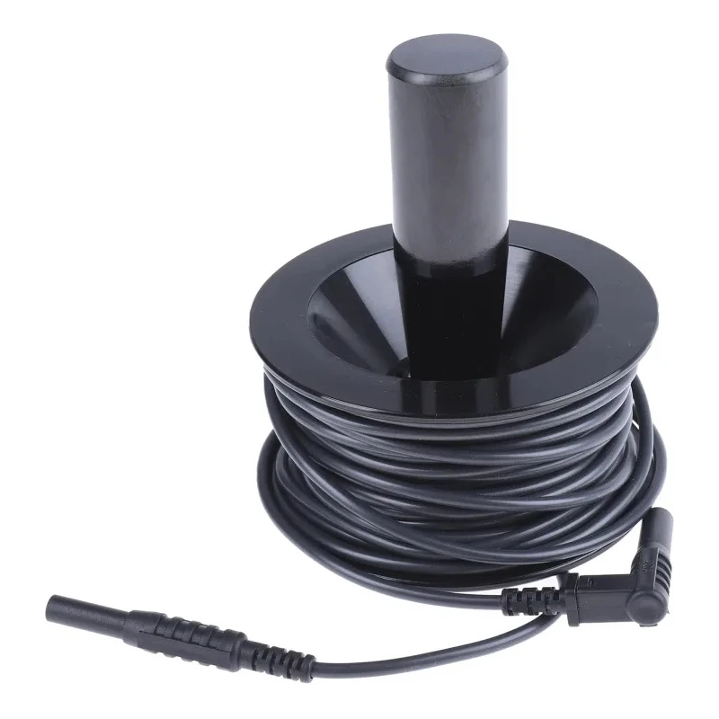 RS PRO Black Test Lead Extension Reel 12 m Cable Length CAT IV CAT III 1kV 612-0829