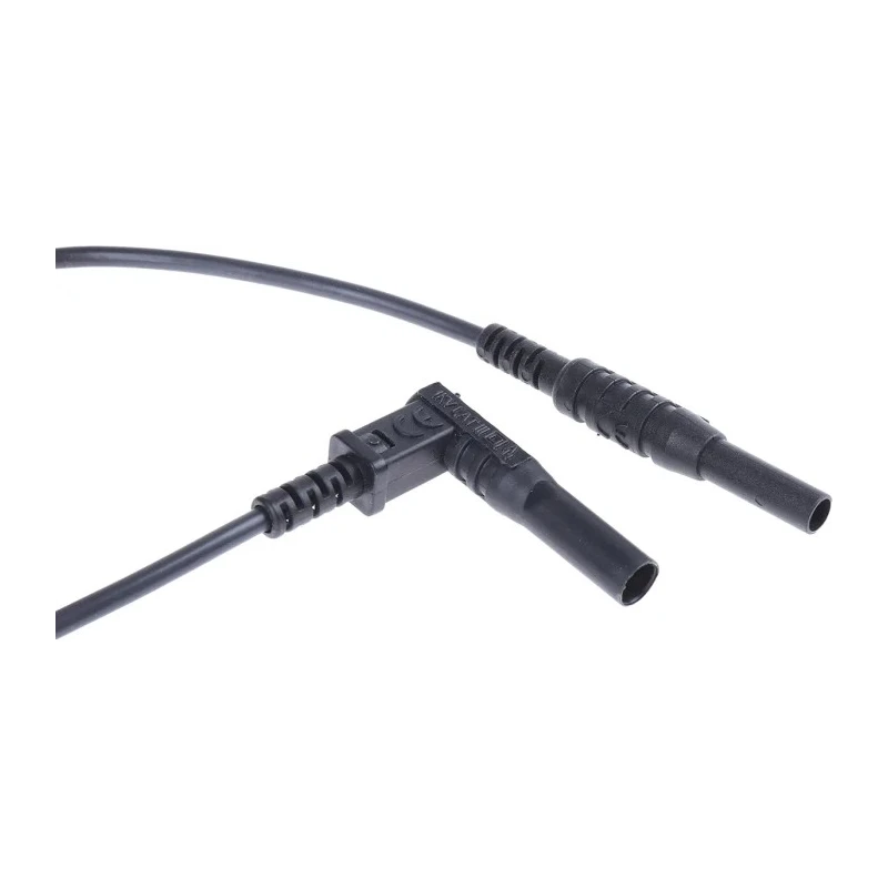 RS PRO Black Test Lead Extension Reel 12 m Cable Length CAT IV CAT III 1kV 612-0829