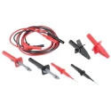 RS PRO Test Lead Kit 10A, Crocodile Clip & Socket Connectors, 1.2m Lead Length 612-0835