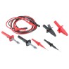 RS PRO Test Lead Kit 10A, Crocodile Clip & Socket Connectors, 1.2m Lead Length 612-0835