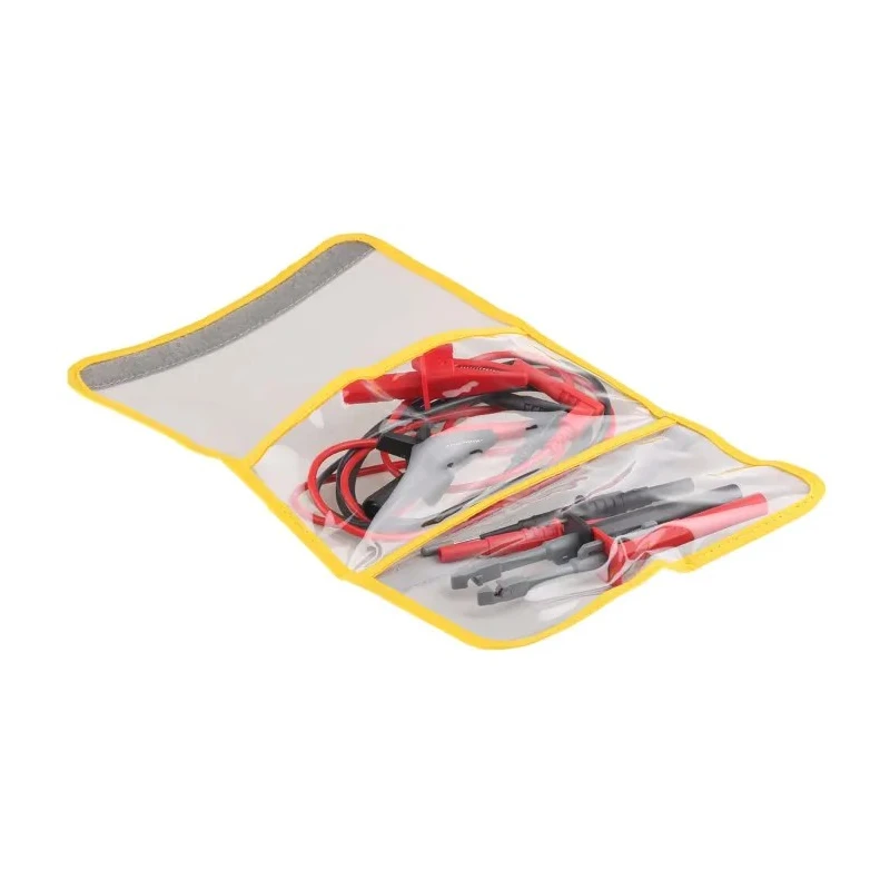 RS PRO Test Lead Kit 10A, Crocodile Clip & Socket Connectors, 1.2m Lead Length 612-0835