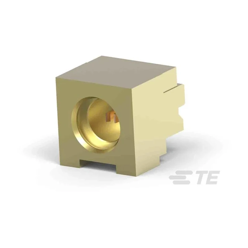 TE Connectivity 6-1460820 Series Coaxial Connector Surface Female MCX 50 Ω Straight Body Solder 6-1460820-1