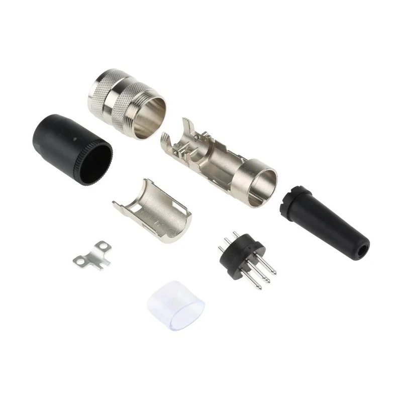 Amphenol Industrial signalmate C091 7 Pole Straight M16 DIN Plug 5A 300V IP40 Screw-On Cable T3475 001 RS