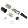 Amphenol Industrial signalmate C091 7 Pole Straight M16 DIN Plug 5A 300V IP40 Screw-On Cable T3475 001 RS