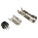 Amphenol Industrial signalmate C091 7 Pole Straight M16 DIN Plug 5A 300V IP40 Screw-On Cable T3475 001 RS