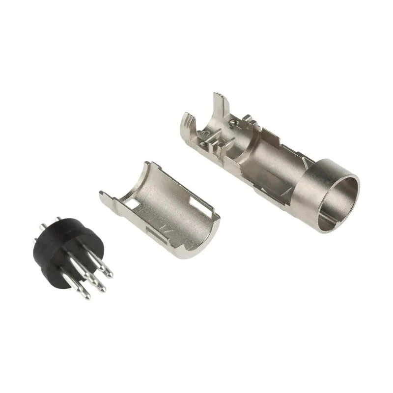 Amphenol Industrial signalmate C091 7 Pole Straight M16 DIN Plug 5A 300V IP40 Screw-On Cable T3475 001 RS