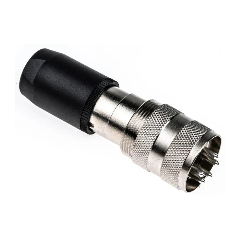 Amphenol Industrial signalmate C091 5 Pole Straight M16 DIN Plug 5A 300V IP40 Screw-On Cable T3360 001 RS