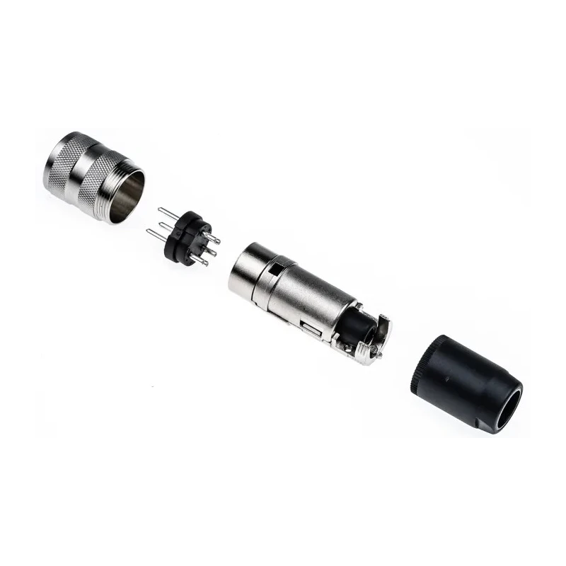 Amphenol Industrial signalmate C091 5 Pole Straight M16 DIN Plug 5A 300V IP40 Screw-On Cable T3360 001 RS