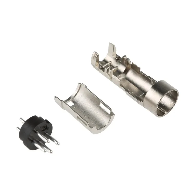 Amphenol Industrial signalmate C091 4 Pole Straight M16 DIN Plug 5A 300V Screw-On Cable T3300 001 RS