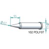 Ersa 0.7 mm Conical 29.3 mm Soldering Iron Tip for use with i-Tool 102PDLF07