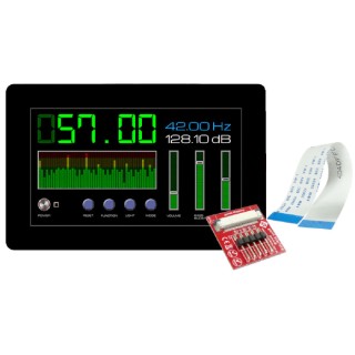 4D Systems 7 in 800 x 480 Pixel LCD Colour Display Touch Screen Serial Interface Capacitive gen4-uLCD-70DCT-CLB