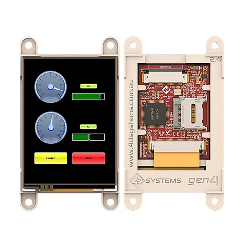 4D Systems 2.4 in Arduino Compatible Resistive Touch Screen Display gen4