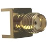 RF Solutions CON Series Coaxial Connector PCB Female SMA 50 Ω Straight Body Solder CON-SMA-EDGE