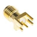 RF Solutions CON Series Coaxial Connector Edge Female SMA, 50 Ω, Straight Body Solder CON-SMA-EDGE-SRP