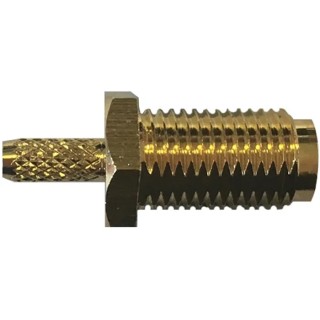 RF Solutions CON Series Panel Mount Female SMA Coaxial Connector, 50 Ω, Straight Body Crimp CON-SMAF-RG174