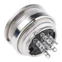 Amphenol Industrial signalmate C091 6 Pole Straight M16 DIN Socket 5A 300V IP40 Panel Mount T3403 000 RS