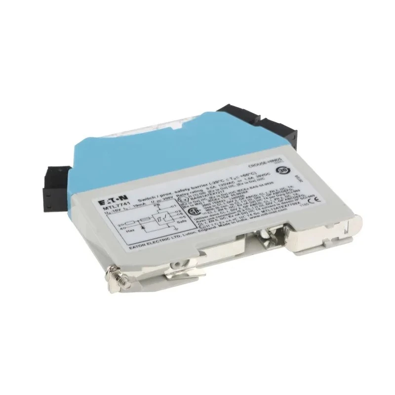 Eaton Zener Barrier, ATEX Certified, 1 Channel, 22-35V DC Supply, 19mA Max Current, DIN Rail Mount MTL7741/RS