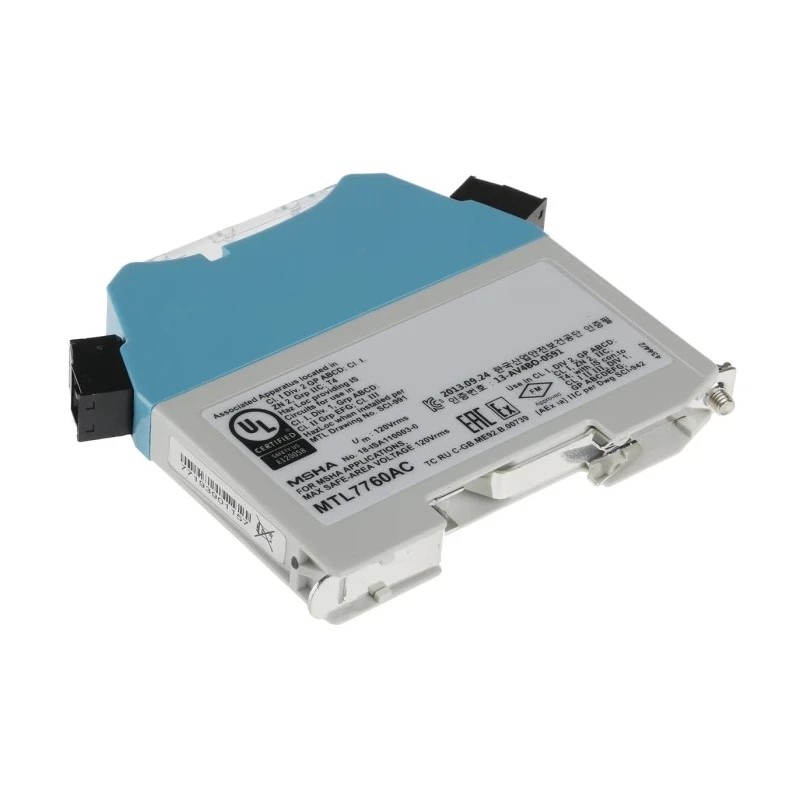 Eaton 2 Channel Zener Barrier, ATEX Certified, DIN Rail Mount MTL7760AC/RS