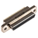 Glenair MWDM 37 Way Straight Panel Mount Micro-D D-Sub Connector Male MWDM2L-37PSB