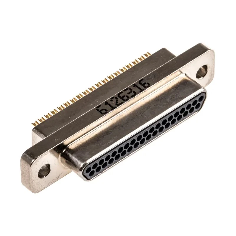 Glenair MWDM 37 Way Straight Panel Mount Micro-D D-Sub Connector Male MWDM2L-37PSB