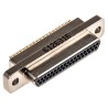 Glenair MWDM 37 Way Straight Panel Mount Micro-D D-Sub Connector Male MWDM2L-37PSB
