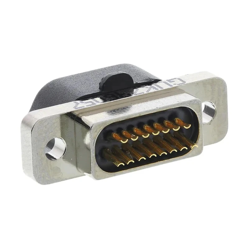 Glenair 15 Way Straight Panel Mount Micro-D D-Sub Connector Female MWDM2L-15SSB