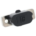 Glenair 15 Way Straight Panel Mount Micro-D D-Sub Connector Female MWDM2L-15SSB