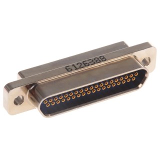 Glenair MWDM 37 Way Straight Panel Mount Micro-D Female D-Sub Connector MWDM2L-37SSB