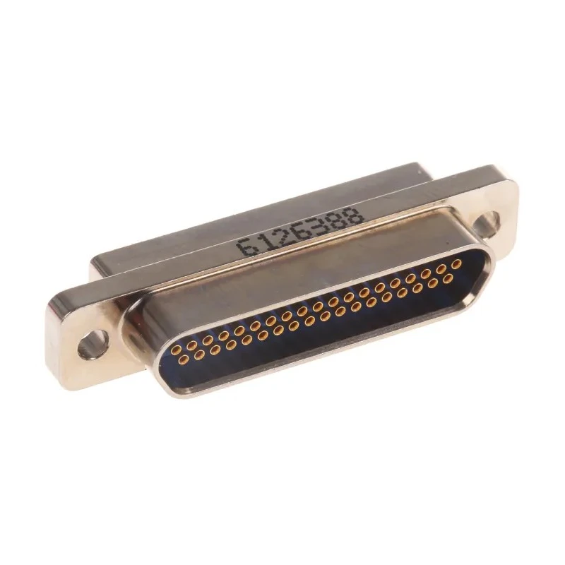 Glenair MWDM 37 Way Straight Panel Mount Micro-D Female D-Sub Connector MWDM2L-37SSB