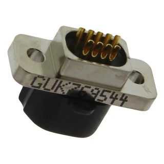 Glenair 9 Way Straight Panel Mount Micro-D Aluminium Housing D-Sub Connector Female MWDM2L-9SSB