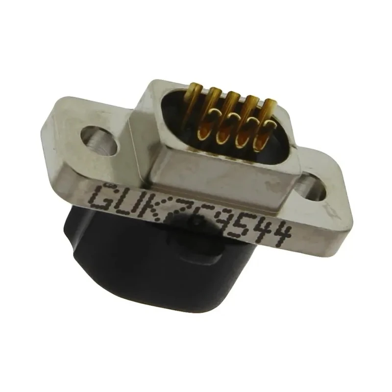 Glenair 9 Way Straight Panel Mount Micro-D Aluminium Housing D-Sub Connector Female MWDM2L-9SSB