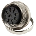 Amphenol Industrial signalmate C091 8 Pole Straight M16 DIN Socket 5A 100V IP40 Panel Mount T3507 100 RS