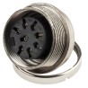 Amphenol Industrial signalmate C091 8 Pole Straight M16 DIN Socket 5A 100V IP40 Panel Mount T3507 100 RS