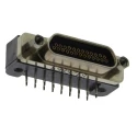 Glenair MWDM 25 Way Right Angle 2.54 mm Pitch Through Hole D-Sub Connector Female MWDM2L-25SCBRP-.110