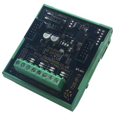 RF Solutions Remote Control Base Station Input Module 4 Channel 868 MHz FSK 12/32 V 725-IP
