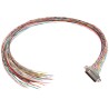 Glenair MWDM 51 Way Straight Through Hole Micro-D Female D-Sub Connector with Jack Screw MWDM2L-51S-6E5-18B