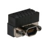 Glenair Micro-D Right Angle 9 Way Through Hole D-Sub Connector Female 2.54 mm Pitch MWDM2L-9SCBRP-.110