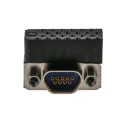 Glenair Micro-D Right Angle 9 Way Through Hole D-Sub Connector Female 2.54 mm Pitch MWDM2L-9SCBRP-.110