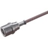 Huber+Suhner QMA Series Coaxial Connector Cable Male QMA, 50 Ω, Straight Body Crimp 11_QMA-50-2-2/133_NE