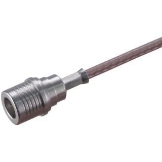 Huber+Suhner Coaxial Connector Cable Male QMA, 50 Ω, Straight Body Crimp 11_QMA-50-3-1/133_NE