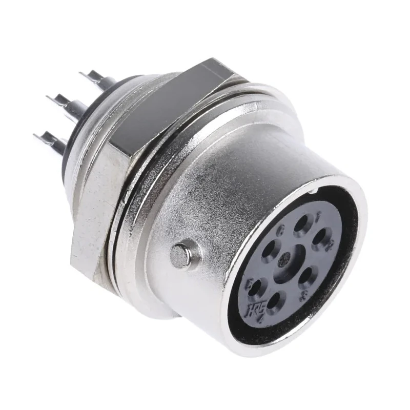 Hirose Circular Connector, 6 Contacts, Panel Mount, Miniature Socket Female, Bayonet Mating, Straight RM12BRD-6S(81)