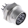 Hirose Circular Connector, 6 Contacts, Panel Mount, Miniature Socket Female, Bayonet Mating, Straight RM12BRD-6S(81)