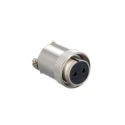 Hirose Miniature Circular Connector 4 Contacts Cable Plug Female Threaded Coupling 500, 700V RM15TP-4SA(81)